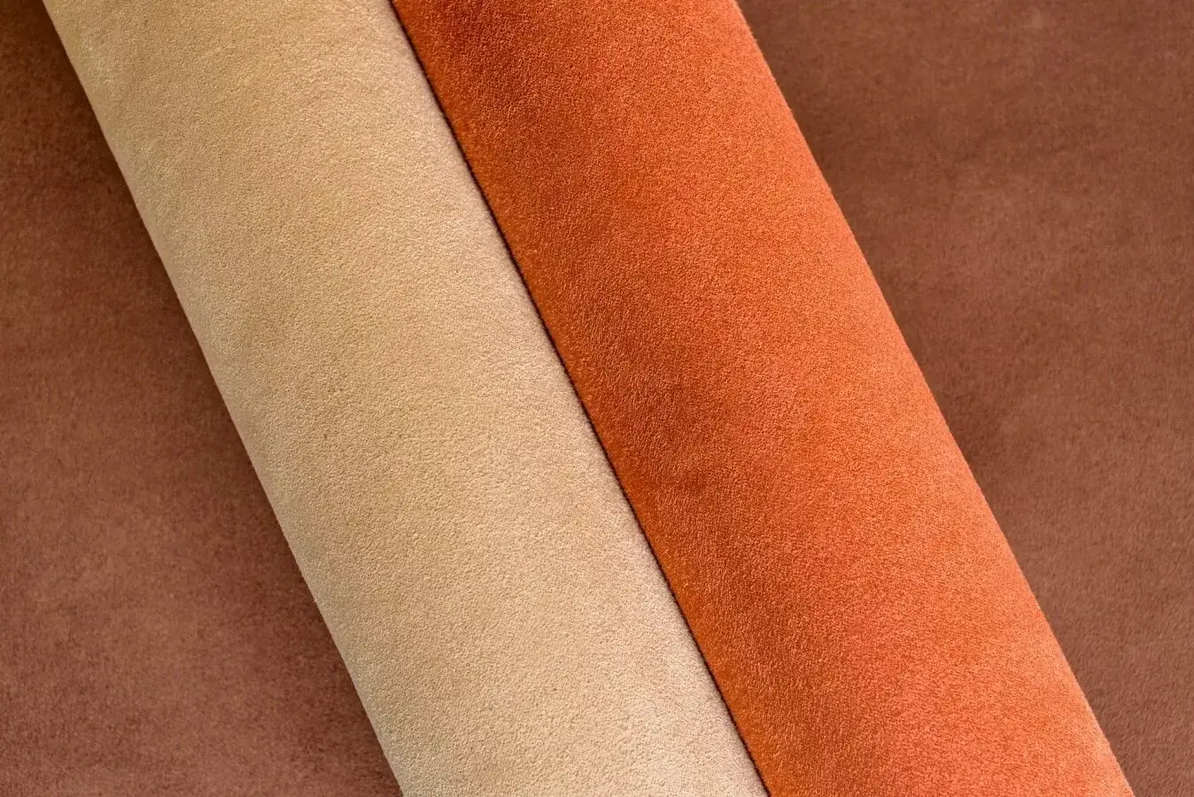 Крупный план итальянской замши